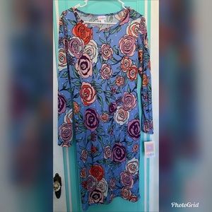 Lularoe Medium NWT floral Debbie Dress